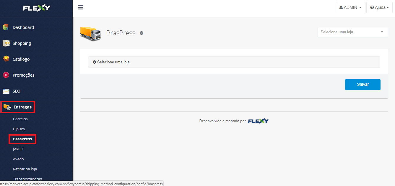 Configurando Integração Com Braspress Central De Ajuda Flexy 1313